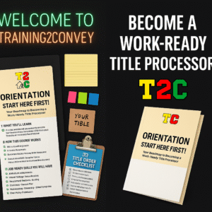 Title Insurance Career Training — Become a Work-Ready Title Processor